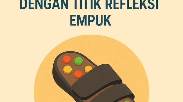 Alasan Penting Pakai Sandal Refleksi dengan Titik Refleksi Empuk