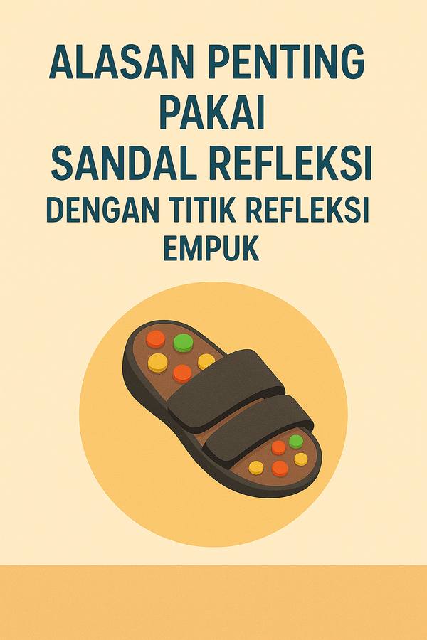 Alasan Penting Pakai Sandal Refleksi dengan Titik Refleksi Empuk