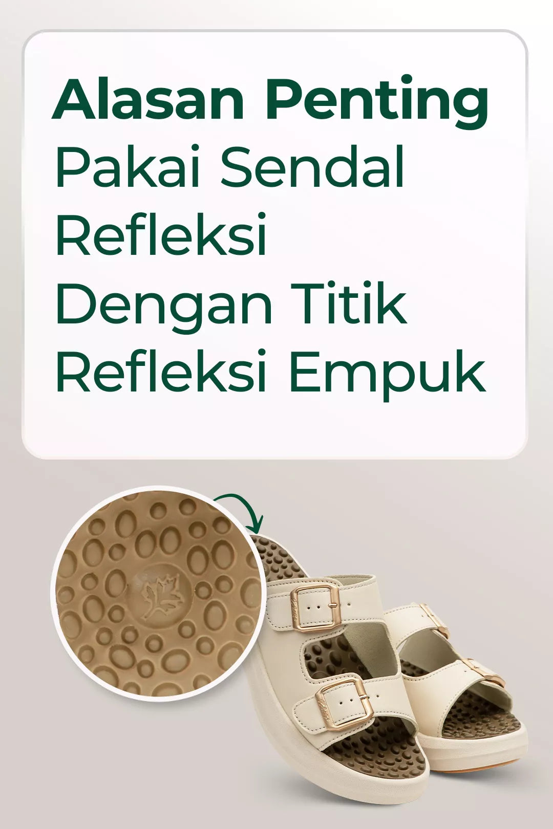 Alasan Penting Pakai Sandal Refleksi dengan Titik Refleksi Empuk