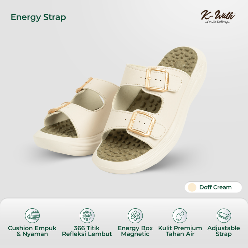 K-Walk Energy Strap - Glossy Cream