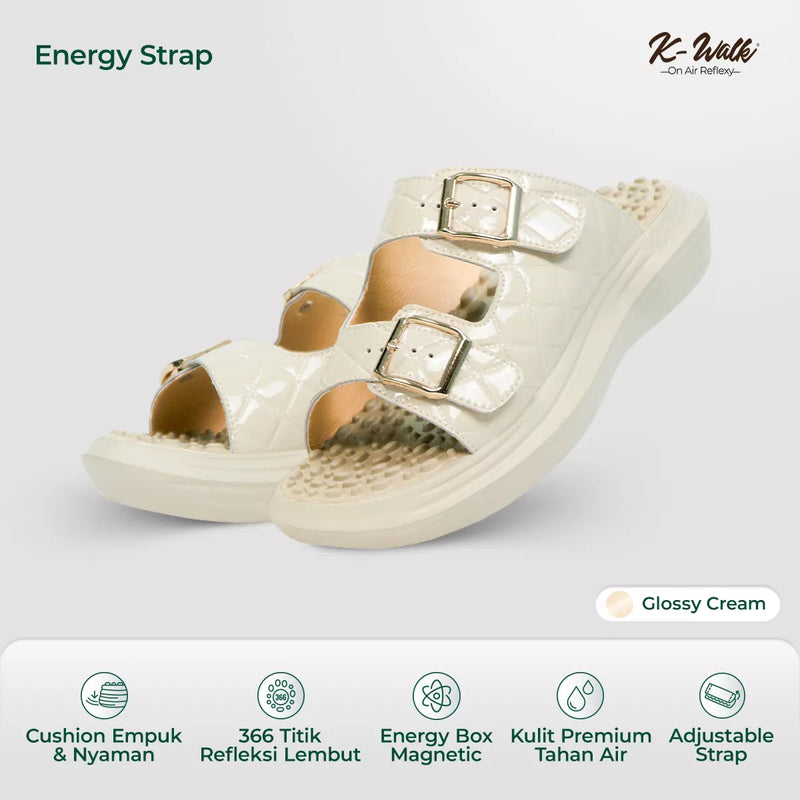 K-Walk Energy Strap - Glossy Cream