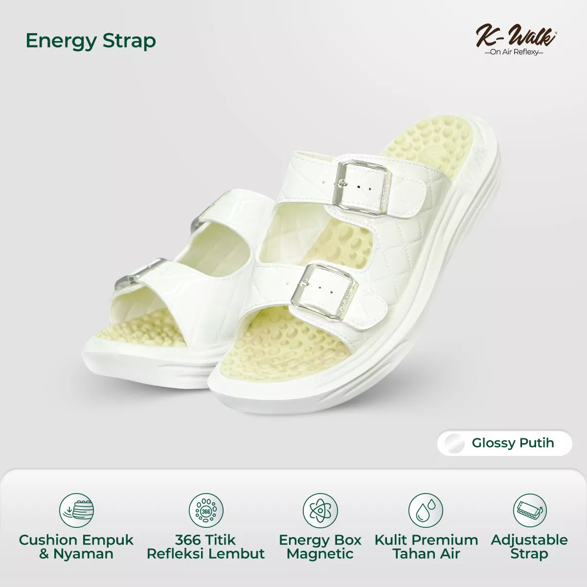 K-Walk Energy Strap - Doff Hijau (Minor Defect)